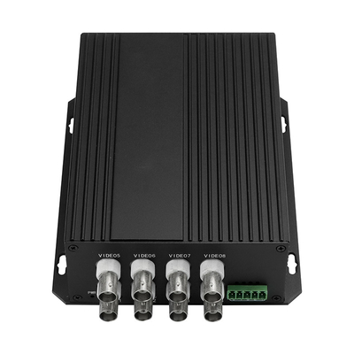 CCTV Analog Video Data Optical Converter SECAM Compatible 8 Port SC/ST/FC Fiber