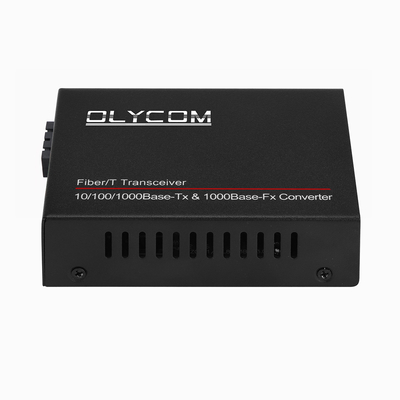 10/100/1000M Single Fiber Duplex SC Connector 80KM Fiber Media Converter Optical Fiber To RJ45 Converter