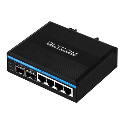 10/100/1000mbps Gigabit Managed Poe Switch With 2 Sfp Slot Din Rail Ethernet Switch