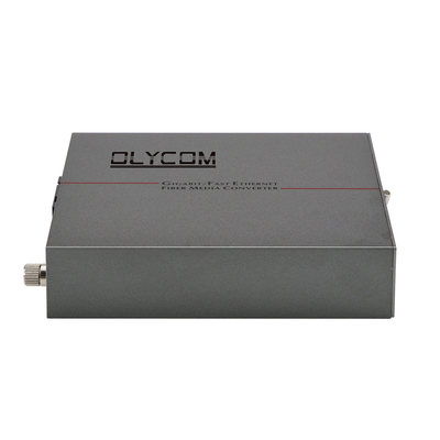 PoE Media Converter Fast Ethernet Singlemode Fiber 30W Budget Unmanaged DC48V Input