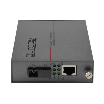 PoE Media Converter Fast Ethernet Singlemode Fiber 30W Budget Unmanaged DC48V Input