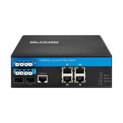 Industrial L2 Managed Ethernet Switch IM-FBS240GW 1G 2.5G Bypass Fiber Gigabit Network