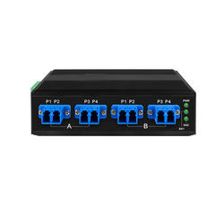 Optical Fiber Bypass Switch LC/SC Connector SM/MM For Network Traffic
