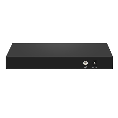 8 Port 10G Fiber Switch 1G 2.5G Compliant Unmanaged DC12V Input Realtek Based