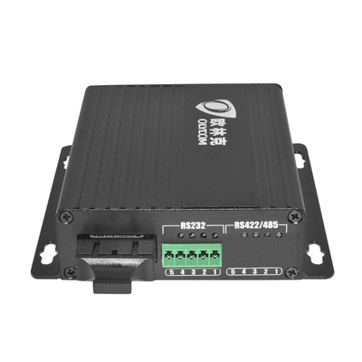 Industrial DIN-Rail RS485 RS422 RS485 Serial Data To Fiber Converter Fiber Optic Modem