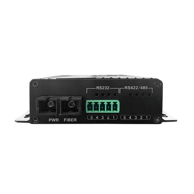 Industrial DIN-Rail RS485 RS422 RS485 Serial Data To Fiber Converter Fiber Optic Modem