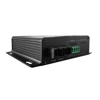 Industrial DIN-Rail RS485 RS422 RS485 Serial Data To Fiber Converter Fiber Optic Modem