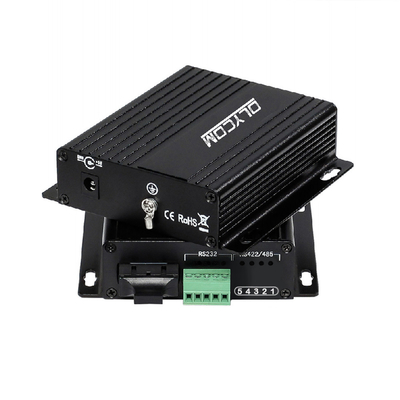 Industrial DIN-Rail RS485 RS422 RS485 Serial Data To Fiber Converter Fiber Optic Modem