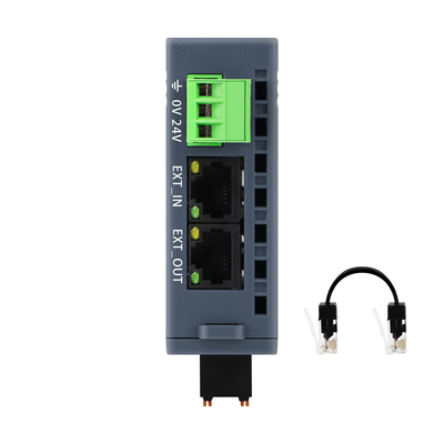 EtherCAT bus PLC IO Module Remote EtherCAT extensible coupler 16DI+16DO Din-rail I/O Module