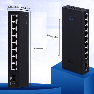 10G Ethernet Switch  Unmanaged Network Switch  8*2.5G RJ45+1*10G SFP Ports
