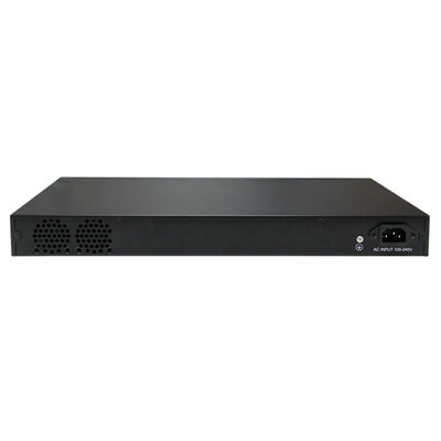 48 Port Gigabit L3 Managed Network Switch 10G Fiber Uplinks Single AC Input Realtek Based