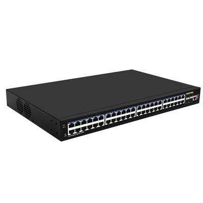 48 Port Gigabit L3 Managed Network Switch With 10G Fiber Uplinks Realtek Based