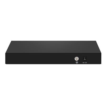 8-Port 10G SFP+ Fiber Switch Unmanaged 1G/2.5G Auto-Adaptive DC12V Support OEM