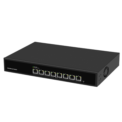 Unmanaged Rack Mounted 10G Ethernet Switch with AC100V-240V Power Input and 1G/2.5G/5G Compatibility
