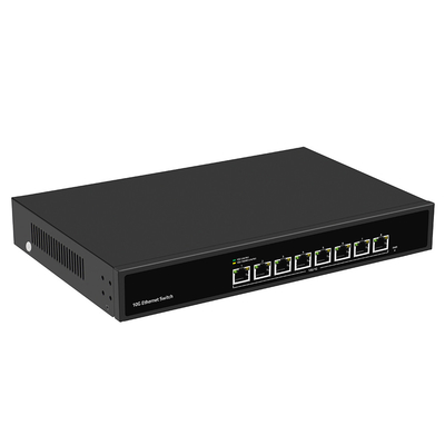 Unmanaged Rack Mounted 10G Ethernet Switch with AC100V-240V Power Input and 1G/2.5G/5G Compatibility