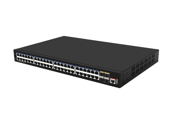 48 Port 10G Poe Switch L3 Managed Ethernet Switch with 48*gigiabit Poe Ports+4*10G Sfp+ Ports