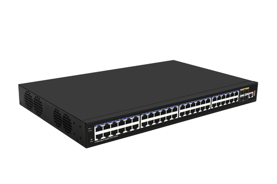 48 Port 10G Poe Switch L3 Managed Ethernet Switch with 48*gigiabit Poe Ports+4*10G Sfp+ Ports