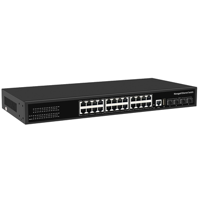 10G Manageable Switch 24 Port Gigabit Copper Ring ERPS Managed 1G/2.5G Fiber