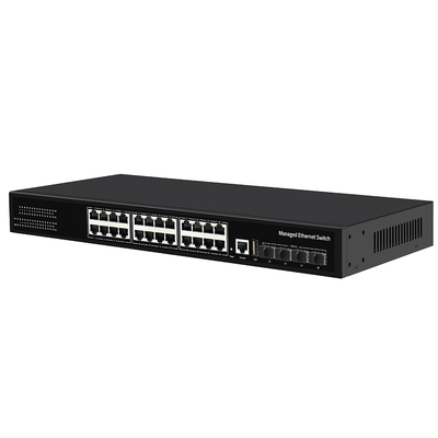 10G Manageable Switch 24 Port Gigabit Copper Ring ERPS Managed 1G/2.5G Fiber