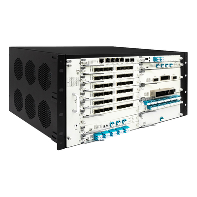 19" 5U OTN DWDM Transmission Equipment System with EDFA AWG Configurable Cards