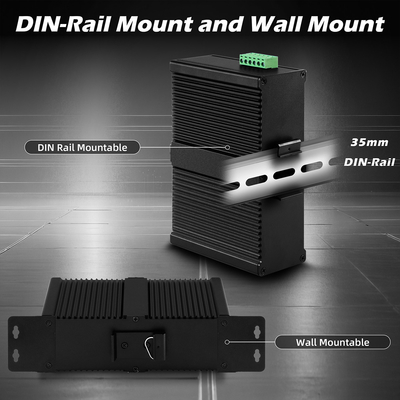 16 Port Managed Industrial Ethernet Switch 8RJ45+8SFP POE Switch With 4*RS485+2*CAN BUS