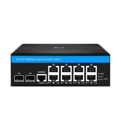 8 Port Gigabit Managed Poe Switch Industrial Ethernet Switch with 2SFP+8 RJ45