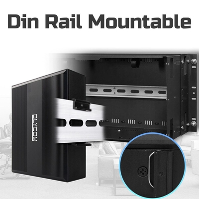5 Port gigabit switch Industrial PoE Extender 1*poe in port support 30w/60w/90w+4*poe output ports 