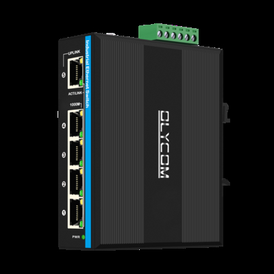 5 Port gigabit switch Industrial PoE Extender 1*poe in port support 30w/60w/90w+4*poe output ports 