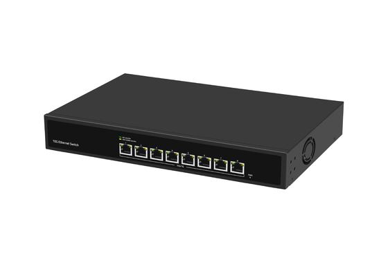 8 Port 10G Ethernet Switch 8*10G Ethernet Ports Support 100/1000M/2500M/5G/10G