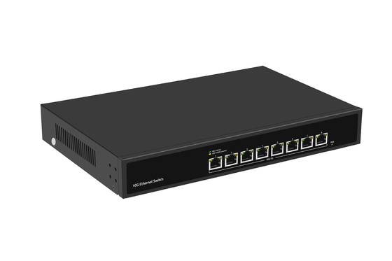 8 Port 10G Ethernet Switch 8*10G Ethernet Ports Support 100/1000M/2500M/5G/10G