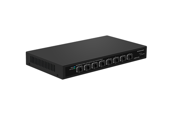 10G SFP+ Fiber Switch 8*10G SFP+ Fiber Ports Support 1.25G/2.5G/10G