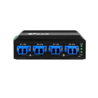 2x2B Fiber Bypass Switch with LC/SC Connector and SM/MM Fiber Type for Optical Network Protection