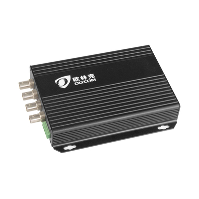 4-Channel Standard Definition Analog BNC to Fiber with RS485 20KM Video Optical Converter