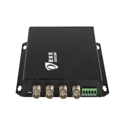 4-Channel Standard Definition Analog BNC to Fiber with RS485 20KM Video Optical Converter