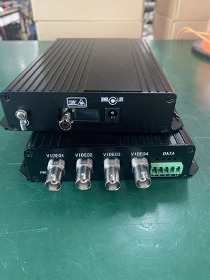4-Channel Standard Definition Analog BNC to Fiber with RS485 20KM Video Optical Converter