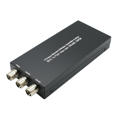 4-Channel Standard Definition Analog BNC to Fiber with RS485 20KM Video Optical Converter