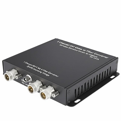 1 Channel DVI Video to Fiber Converter Data Transmission from Control Center to Camera DC 5V1A Operating Voltage