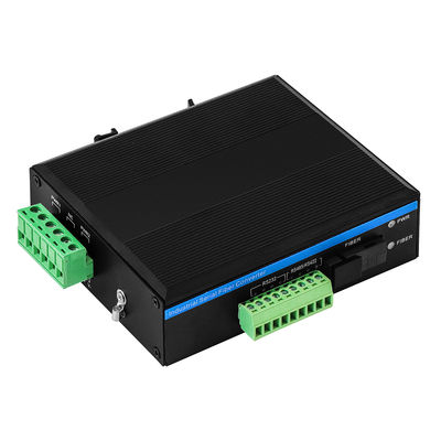 Industrial Optcial Converter RS485 RS422 RS485 Serial to Fiber Media Converter Fiber Optic Modem