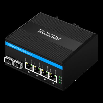Solar Poe Switch industrial ethernet switch Support DC12/24/48V 4 POE Ports Support Af/at/bt 120W
