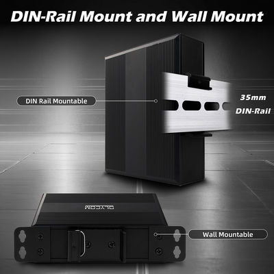 Gigabit POE switch unmanged etherent switch 120W poe af/at DC48V Power input