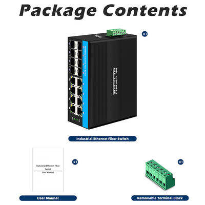 Unmanaged Poe Switch gigabit 16 port switch PoE af/at/bt 240w budget for outdoor use
