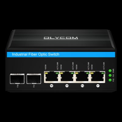 6 Port Solar Poe Switch DC12-48V Input 120w Industrial Ethernet Switch for solar power/Trunk/VoIP system/CCTV security system