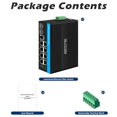 Rugged Managed Ethernet Switch Vitesse chipset 2 SFP 8 RJ45 industrial ethernet switch with SNMP management