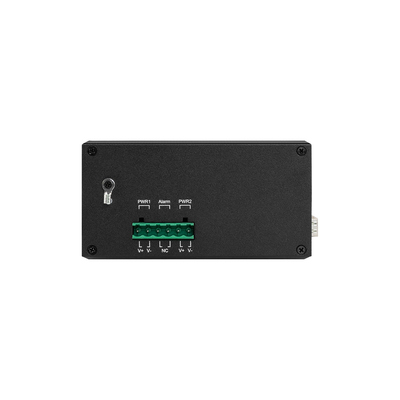 Industrial Managed Ethernet Switch 10 Port Gigabit Network DC12V DC24V IP40 Rated
