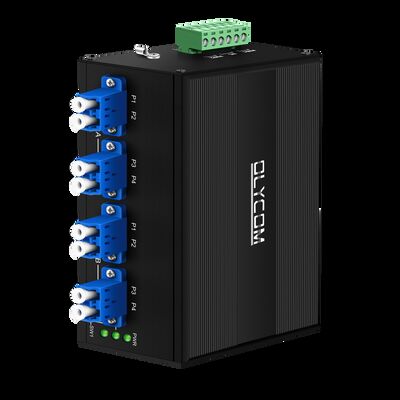 Fiber Optical Bypass Switch AC/DC Dual power input 2*2B LC SM/MM 