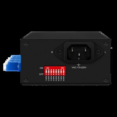 Fiber Optical Bypass Switch with AC/DC Dual Power Input LC/SC Connector and SM/MM Fiber Type for High Reliability