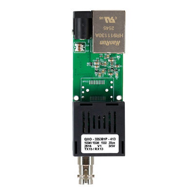 Gigabit Media Converter Card DC5V~DC24V For UAV Fiber Communication Solution Mini Size