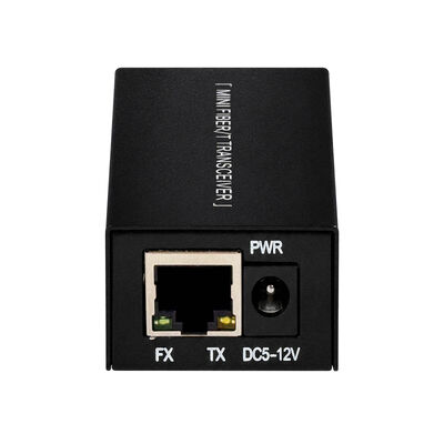 Mini Gigabit Fiber Optic Media Converter DC5V DC12V Compact Size 20KM Extension CE