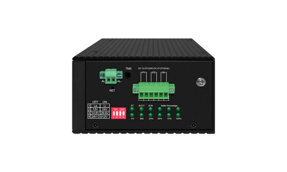 Industrial Managed Solar PoE Switch 4GE+2SFP 120W PoE MPPT Off-Grid Power for CCTV & Wireless Network