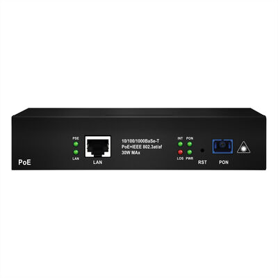 Commercial XPON PoE ONU 1 Port Gigabit 30W PoE PON Terminal For Fiber Access Networks